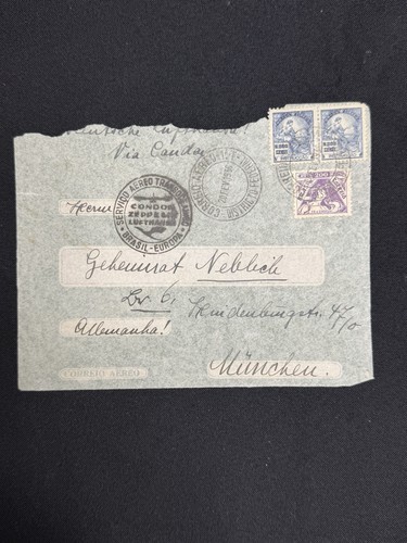 Brasilien flugpost brief 1936 - brasilien,