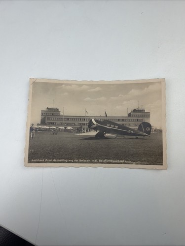 Postkarte swissair lockheed - postkarte,