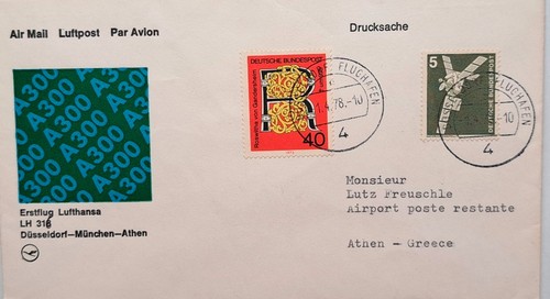 Flugpost lufthansa 316 - flugpost,