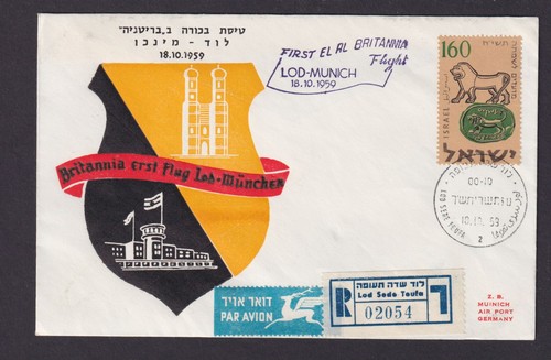 Flugpost brief air mail israel - flugpost,