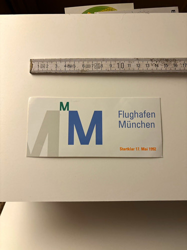 Werbeaufkleber flughafen - werbeaufkleber, „flughafen