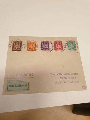 Deutsches reich flugpost brief - flugpost,