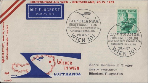 Eröffnungsflug lufthansa - eröffnungsflug,