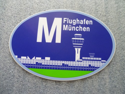 Aufkleber flughafen münchen - -,