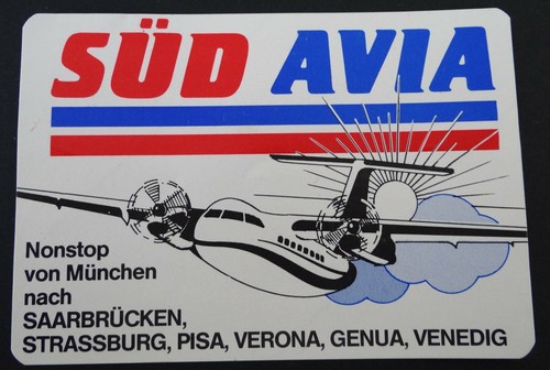 Werbe aufkleber süd avia - werbe-aufkleber,