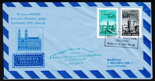 Malev 1973 budapest - 1973,