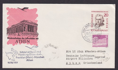 Flugpost brief air mail berlin - flugpost,