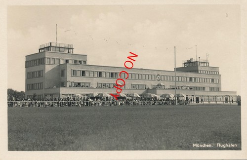 Alte foto flughafen - alte, ak