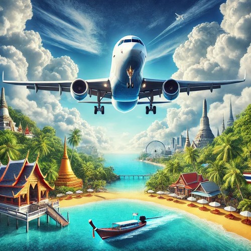 Flug bangkok mit thai airways - flug,